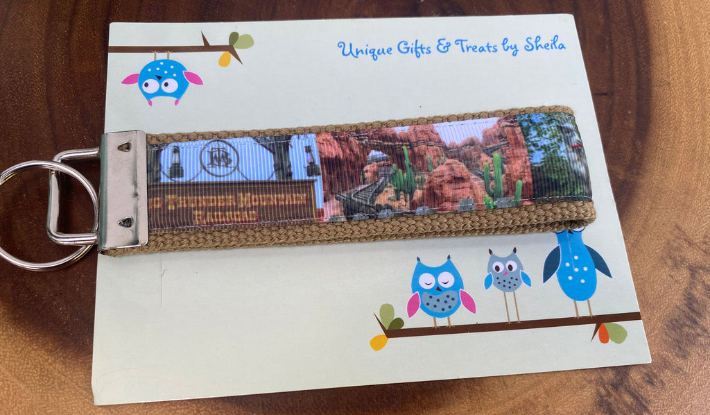 Thunder Mountain Railroad Keychain; Keyfob