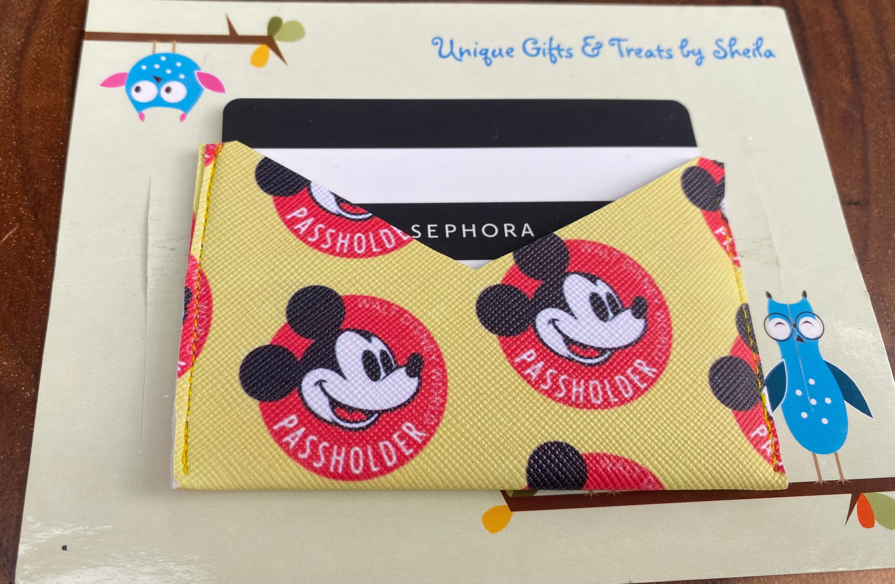 Disney Passholder Gift Card Holder