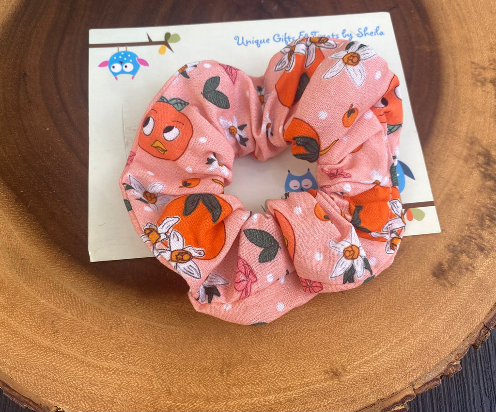 Orange Bird Scrunchie