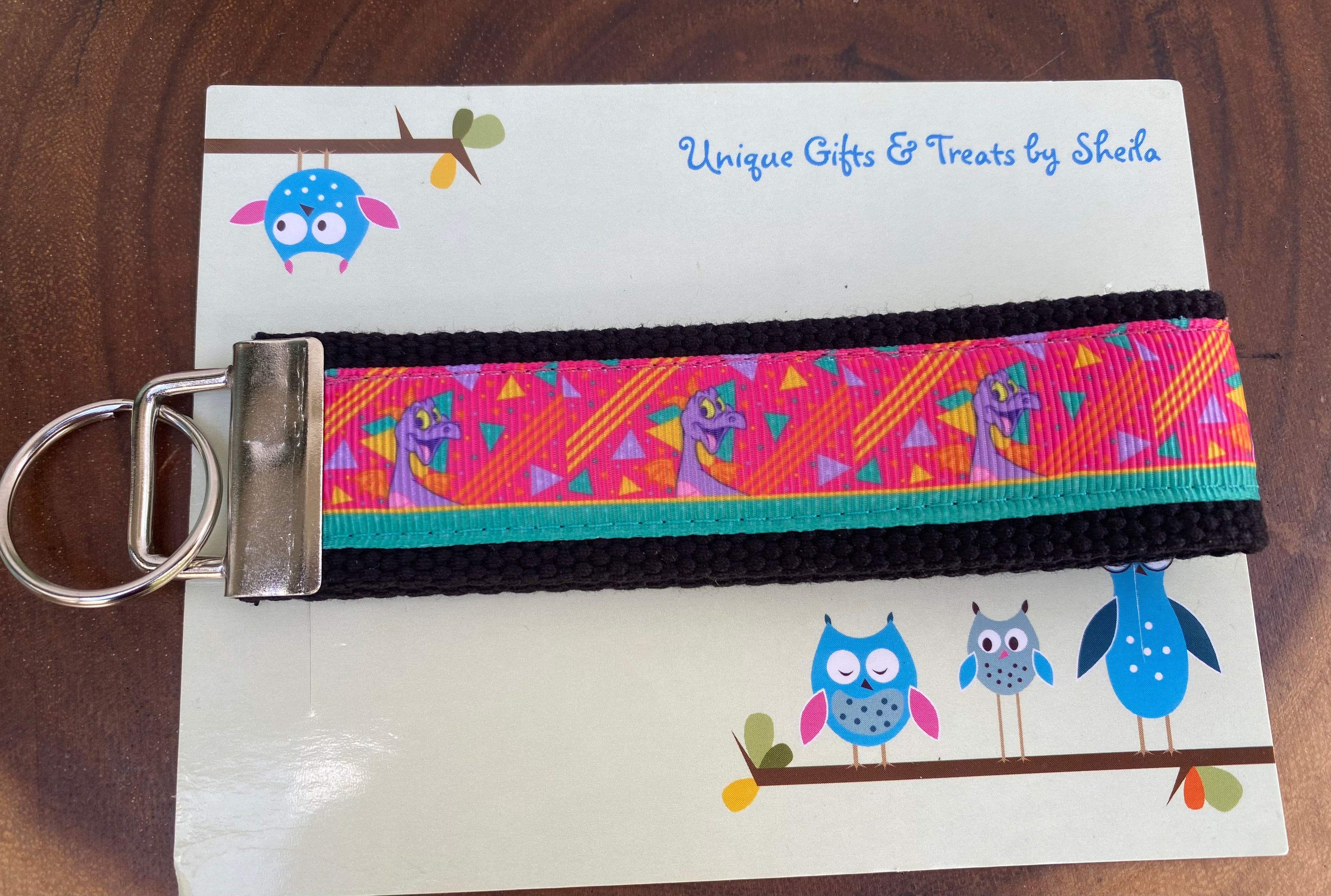 Figment;1980’s Colors Keychain; Keyfob