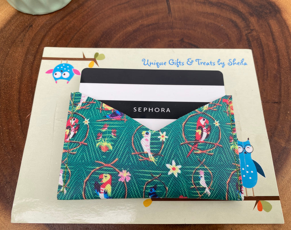 Tiki Room; Parrot Gift Card Holder