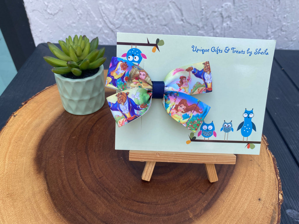 Beauty and the Beast Hairbow