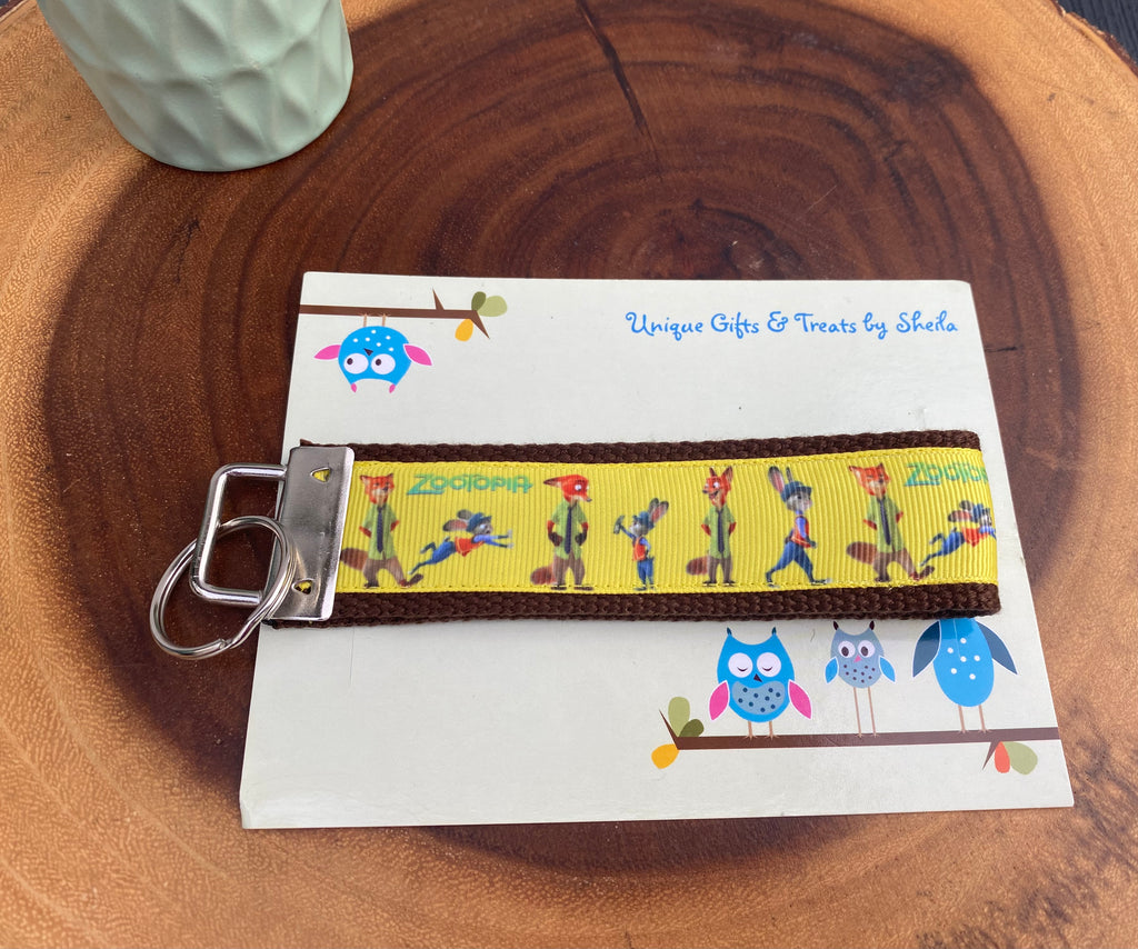 Zootopia Keychain; Keyfob