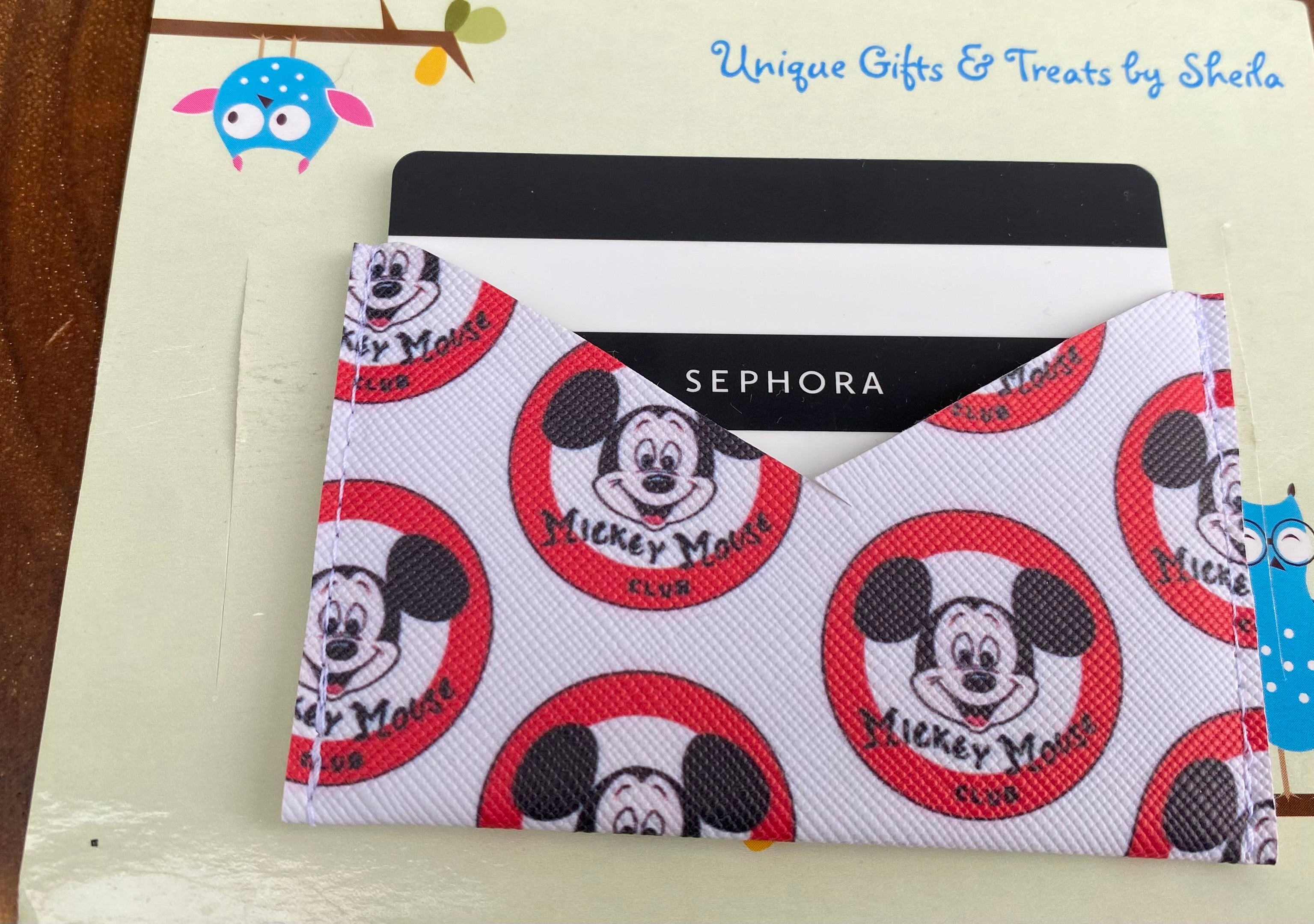 Mickey Mouse Club Gift Card Holder