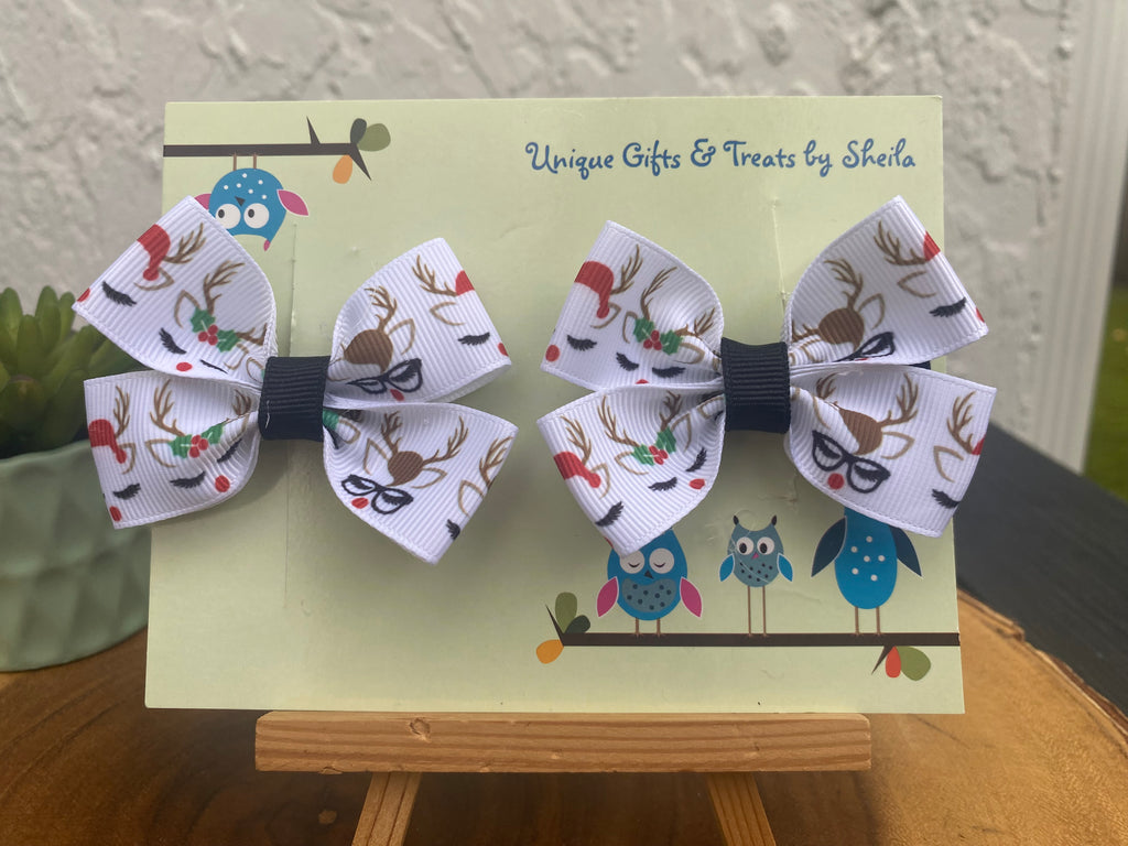 Reindeer Hairbows