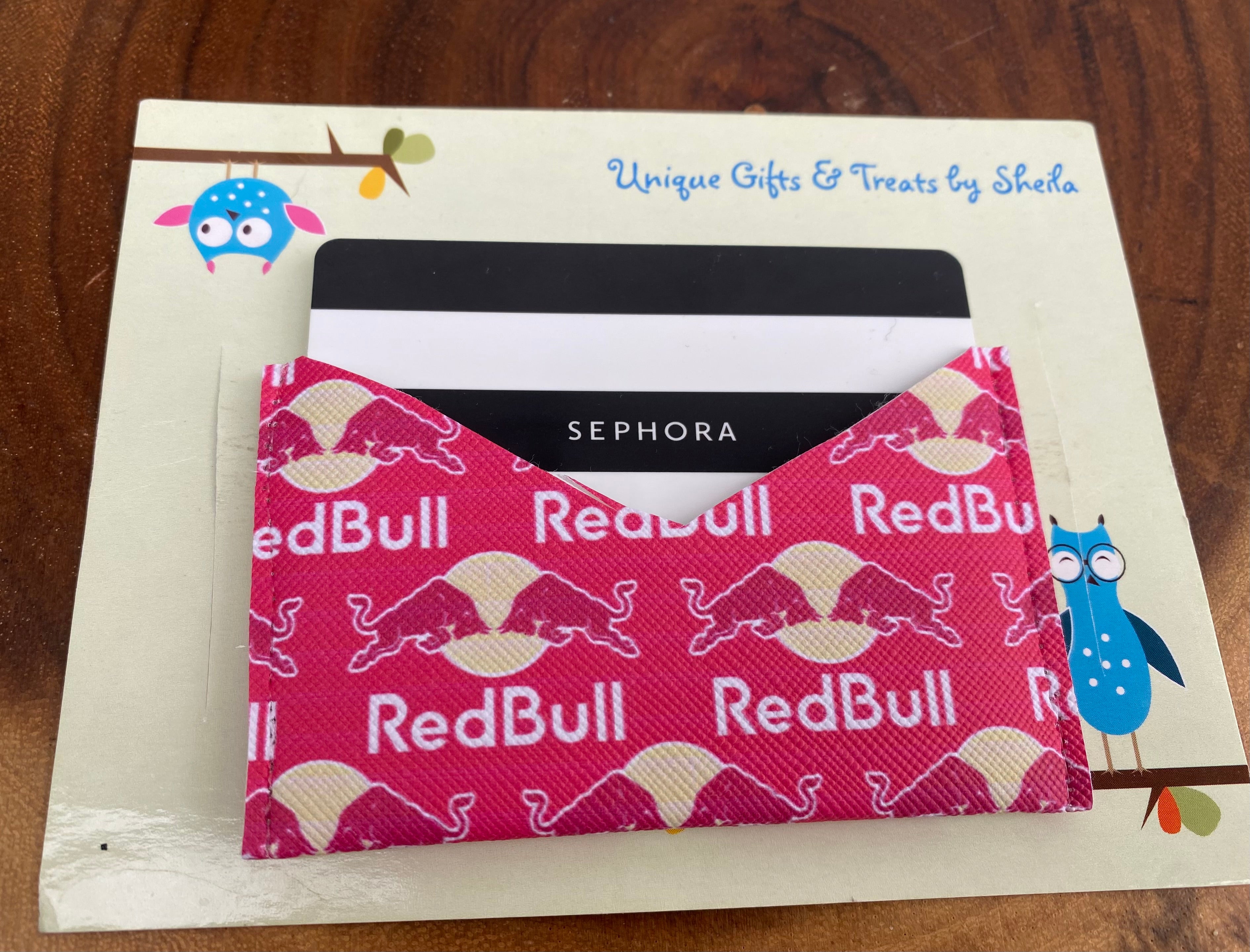 Energy Drink Gift Card Holder