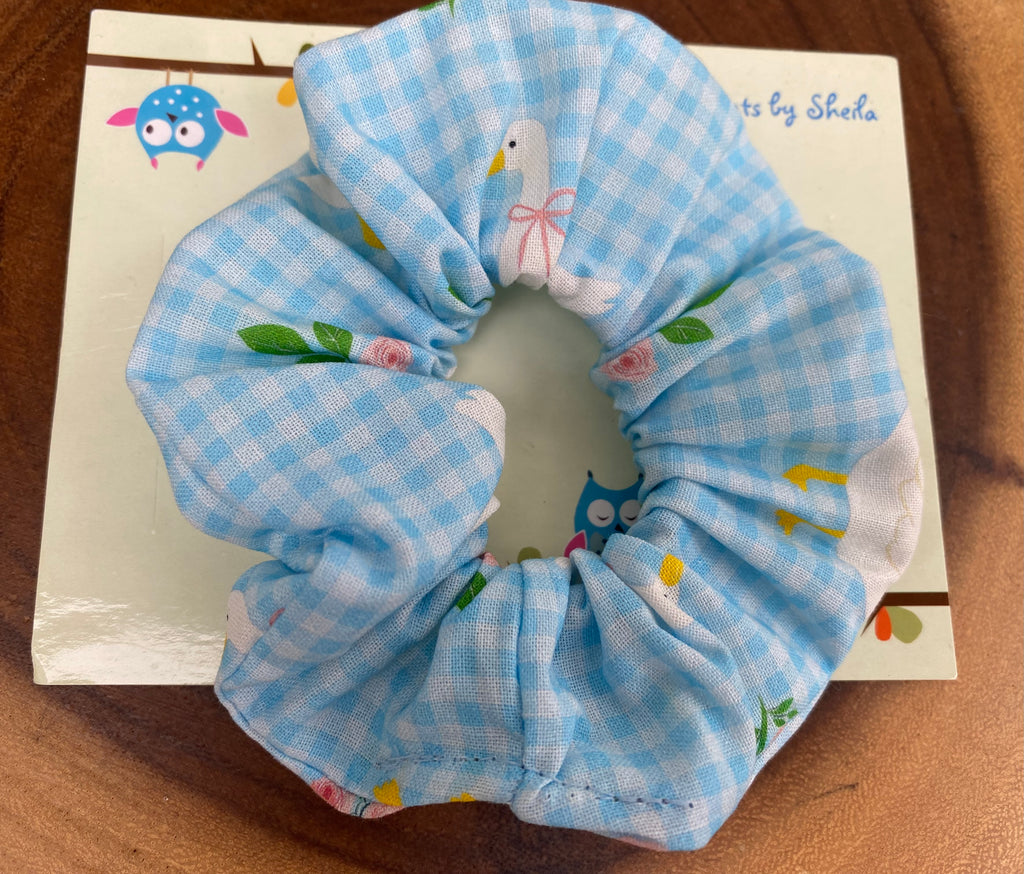 Country Geese Scrunchie