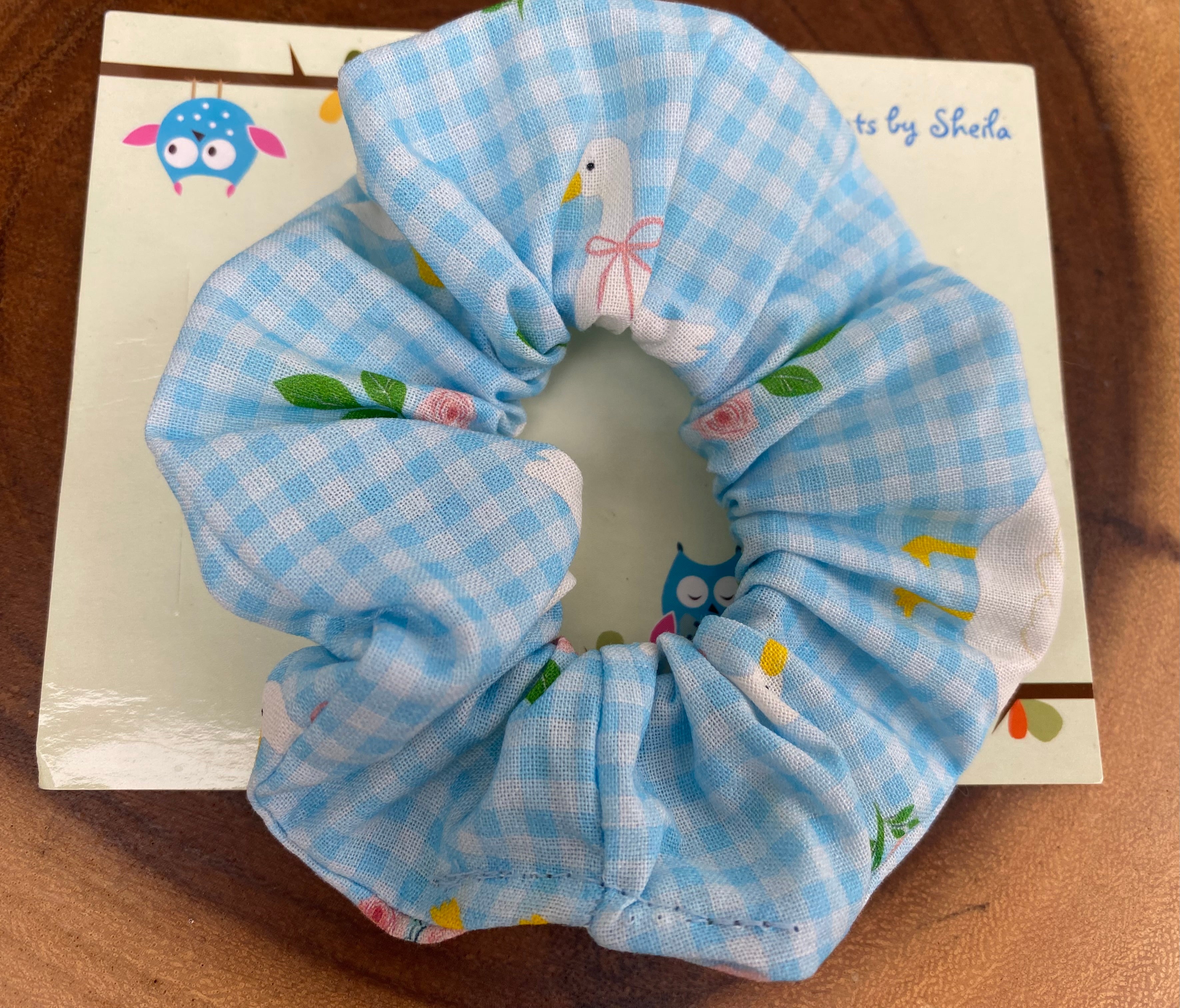 Country Geese Scrunchie