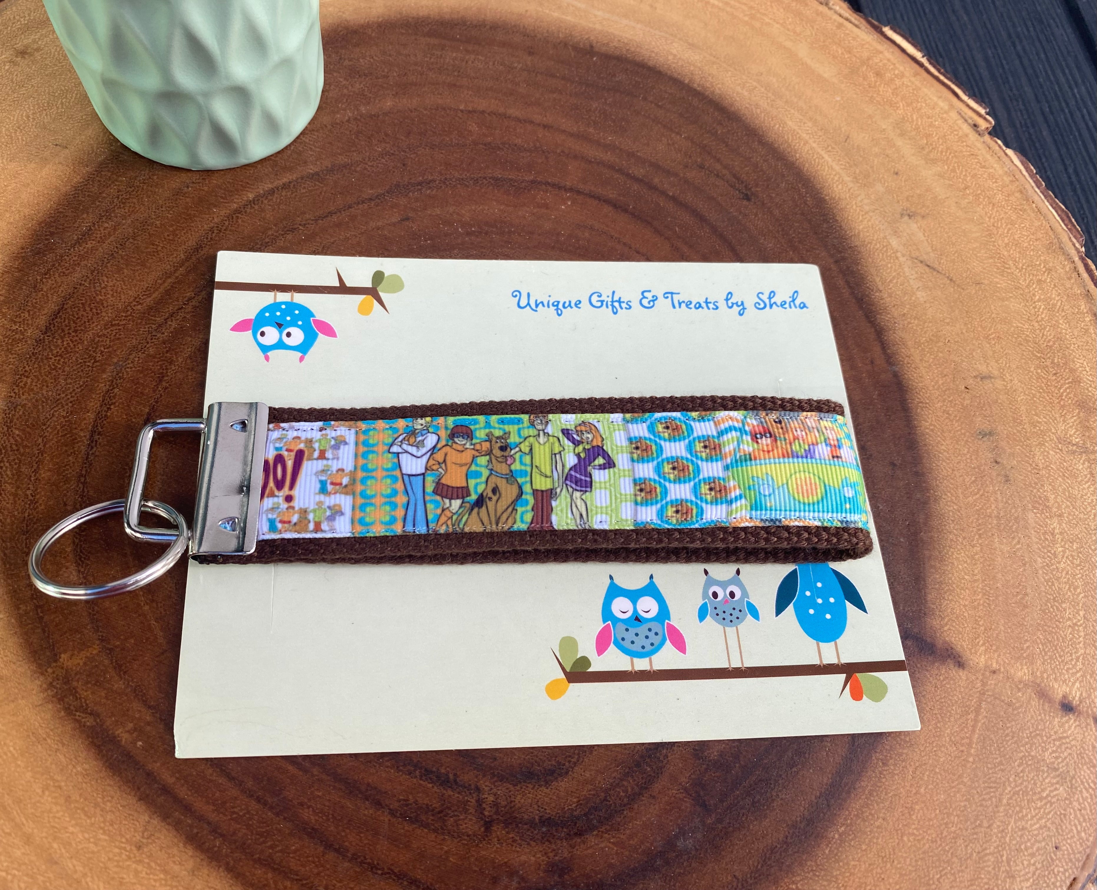 Hippie Dog and Gang Keychain; Keyfob