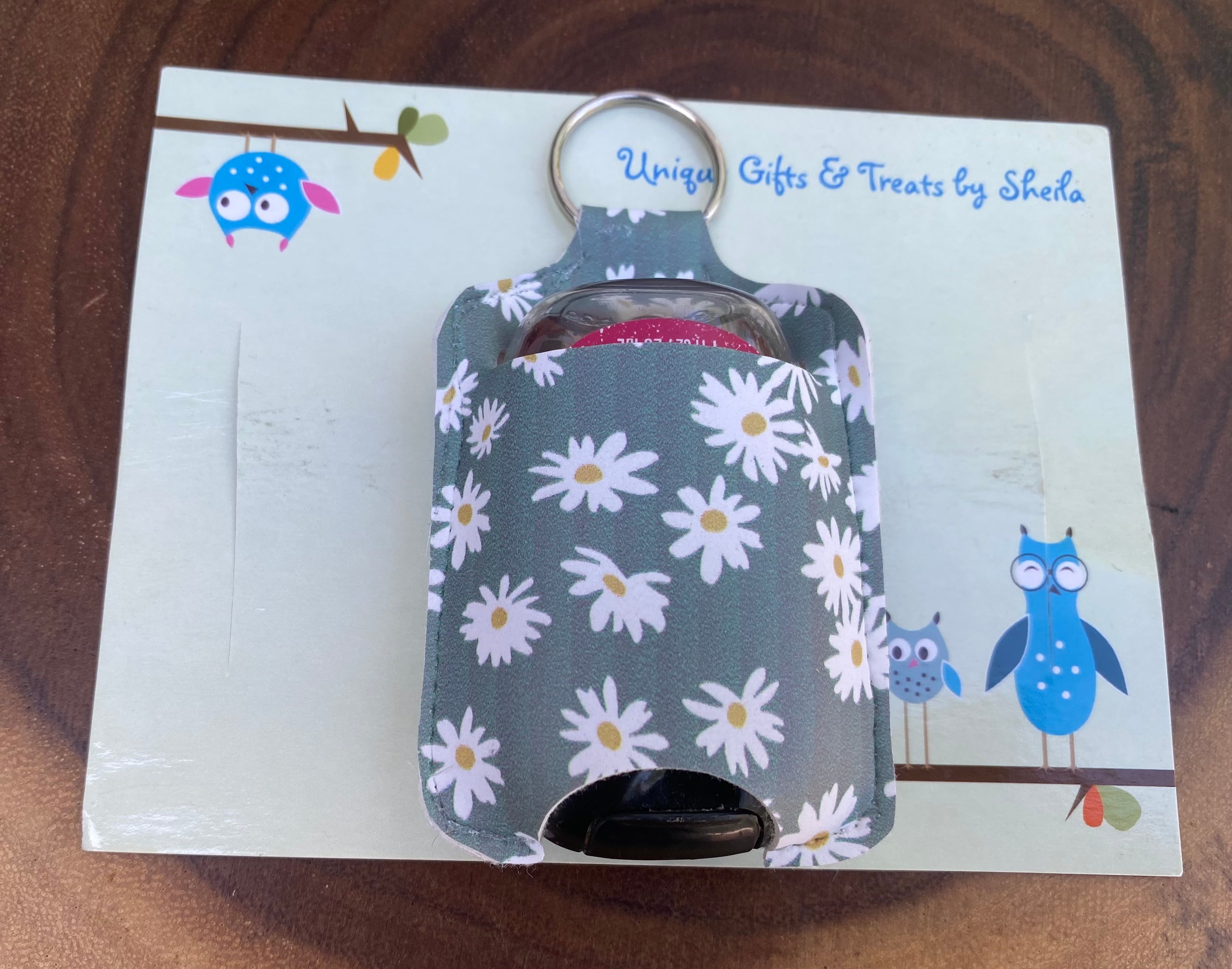 Daisy; Flower Hand Sanitizer Holder