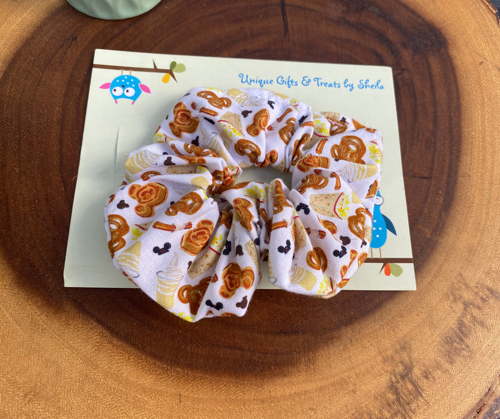 Disney Snacks Scrunchie