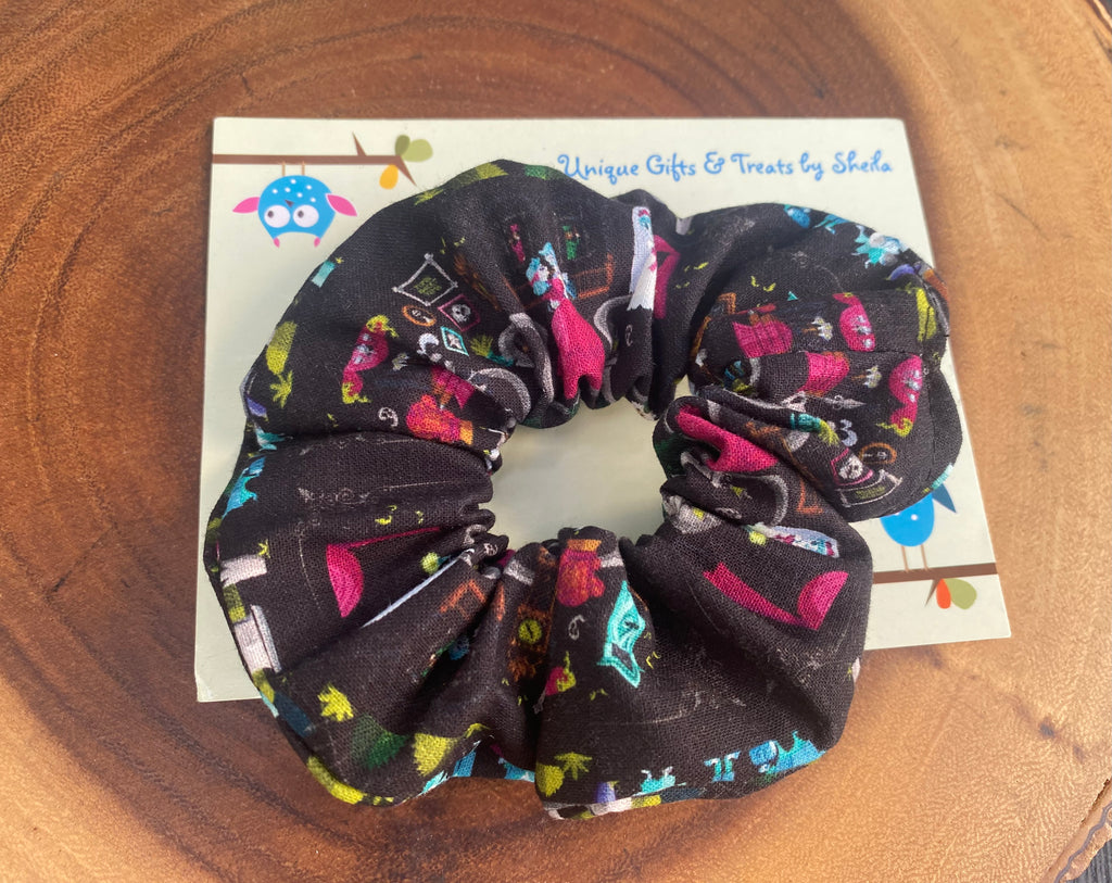 Dooney Inspired Haunted Mansion Scrunchie