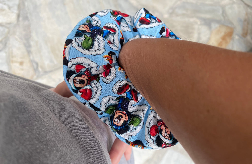 Disney Mickey Snow Angel Scrunchie