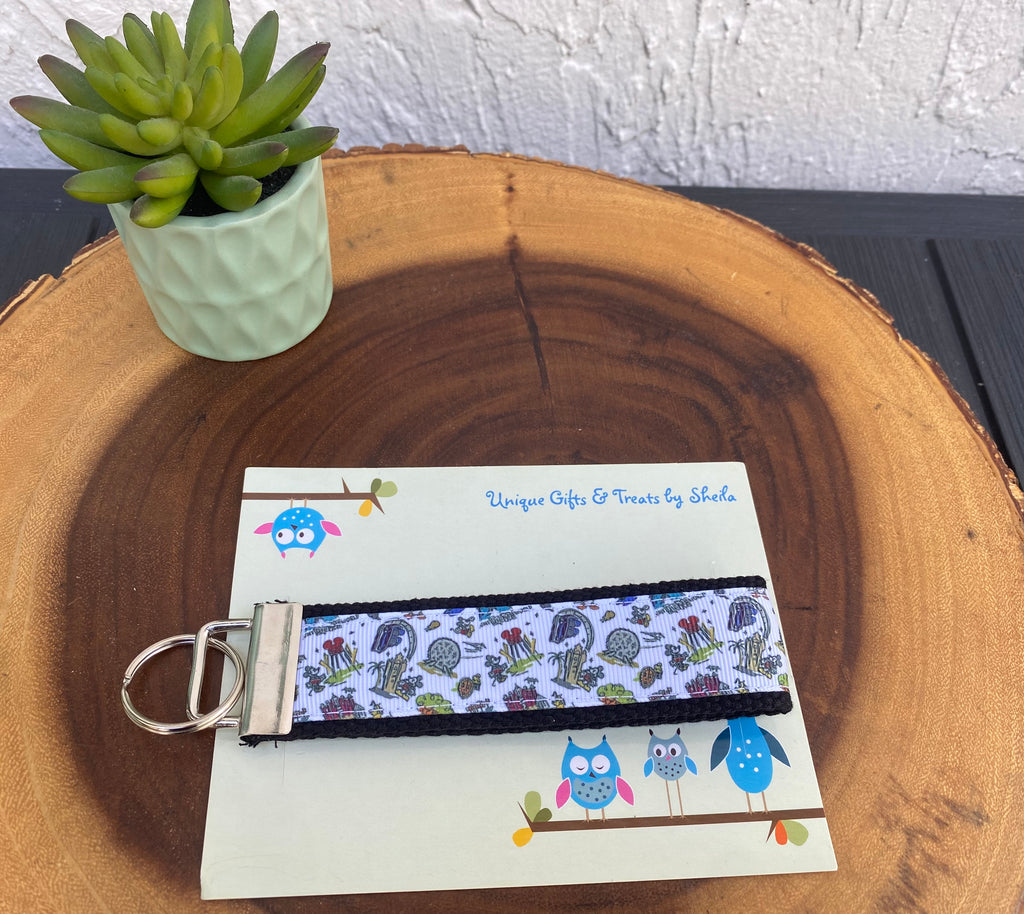 Them Park Icons Keychain;Keyfob