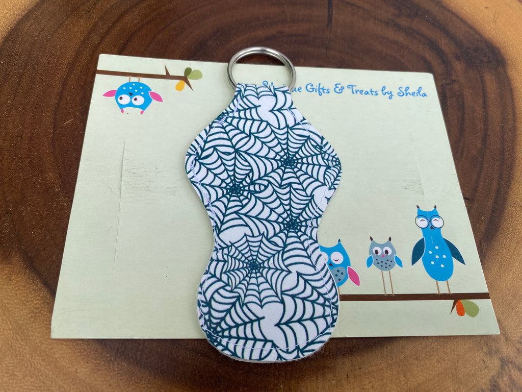 Green Spiderweb Lip Balm Holder