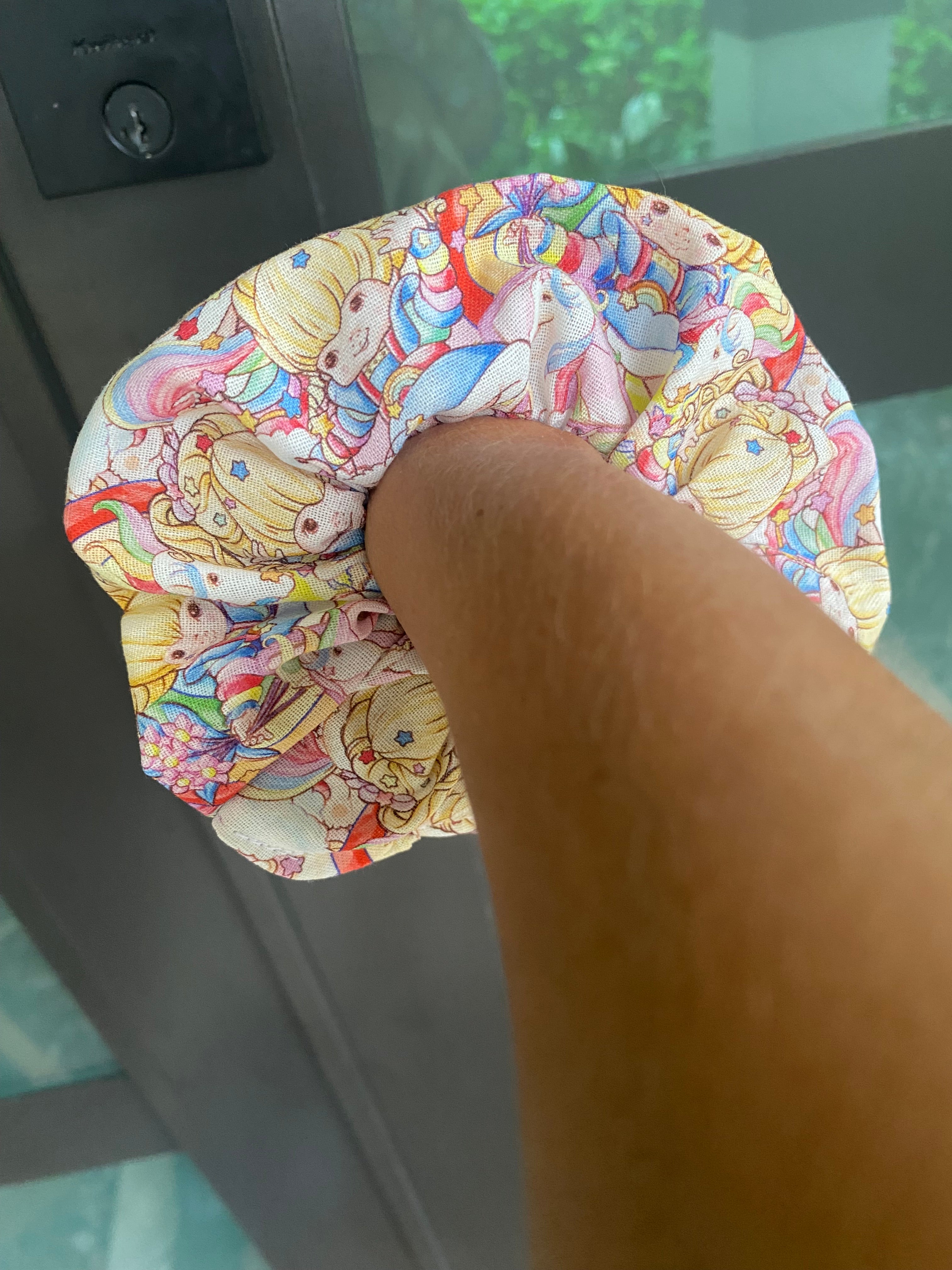 Rainbow Doll Scrunchie