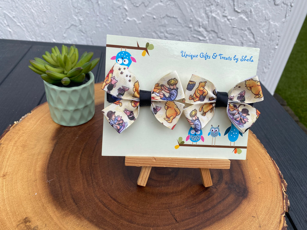 Winnie the Pooh Hairbows
