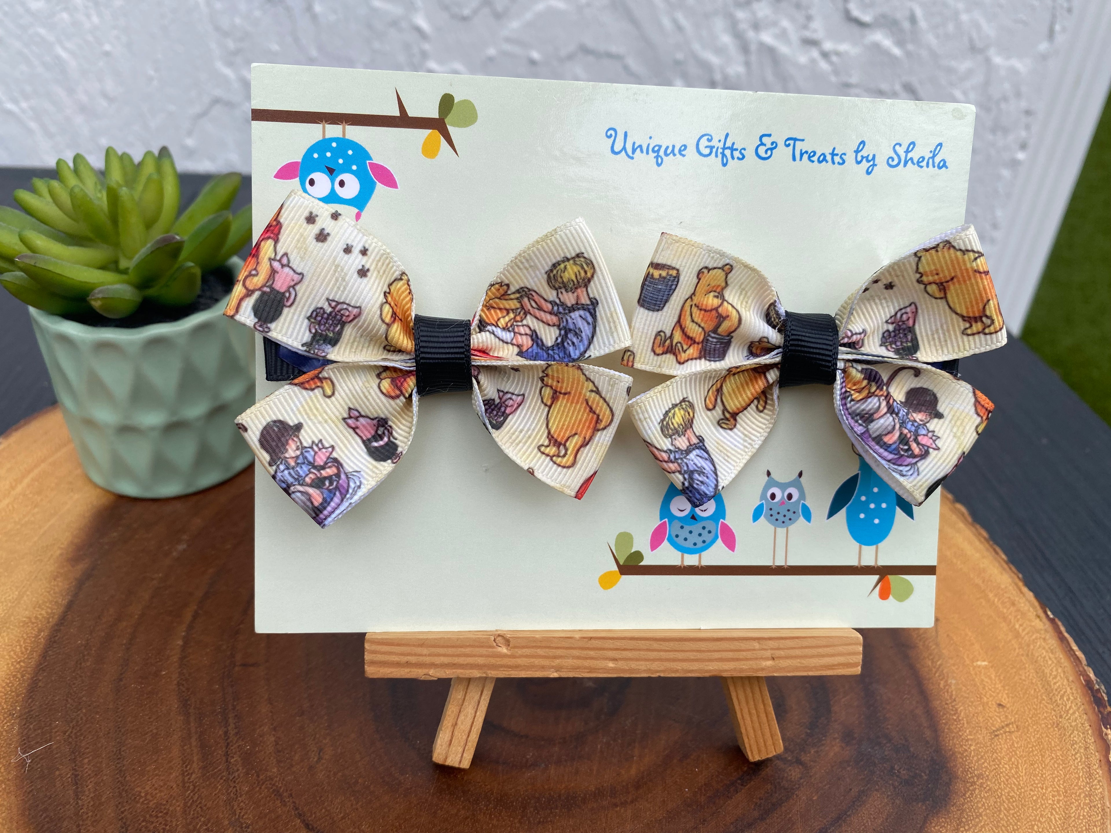 Winnie the Pooh Hairbows