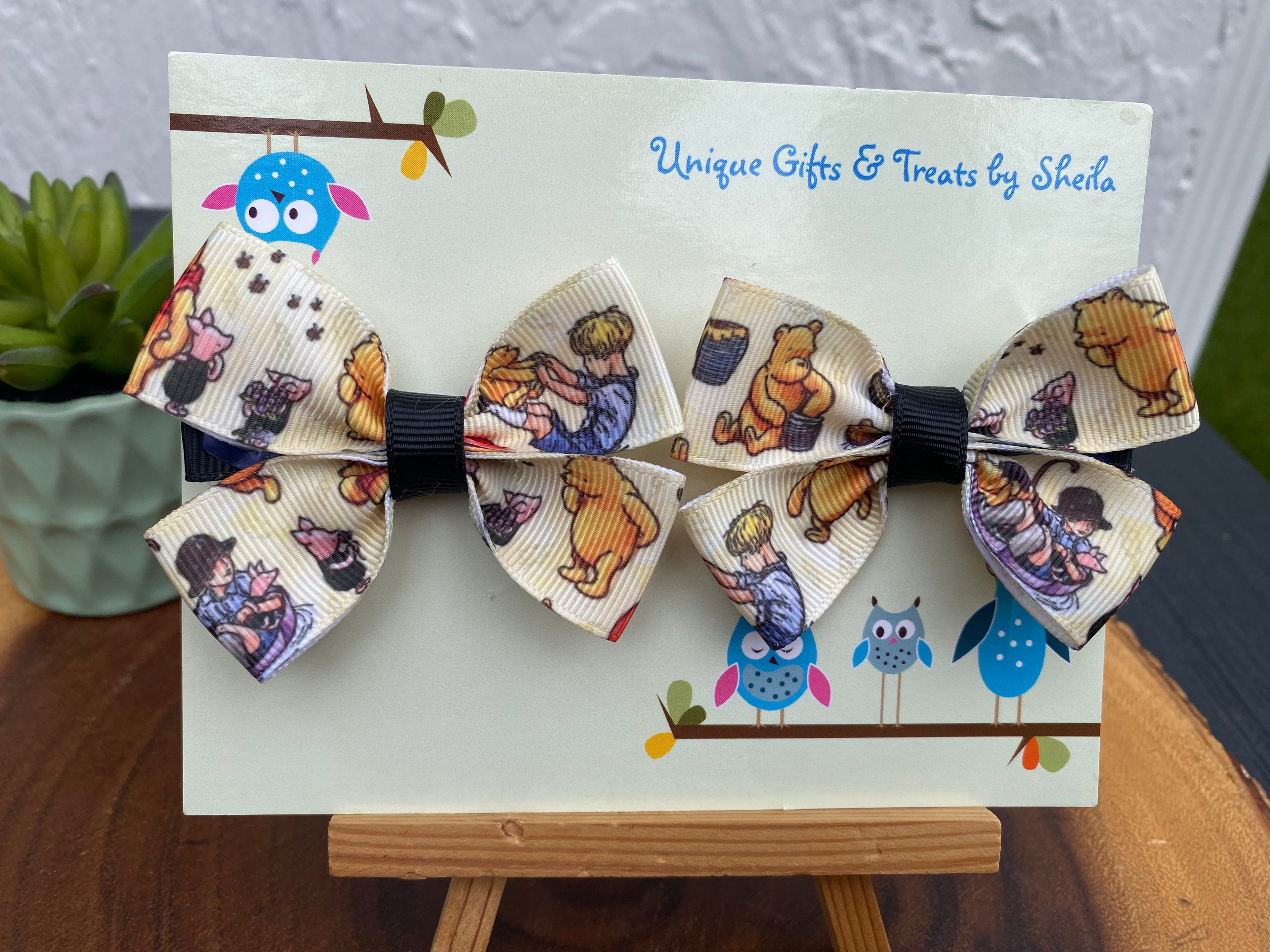 Winnie the Pooh Hairbows