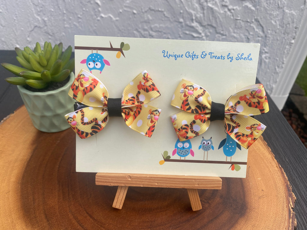 Tigger Hair Bows