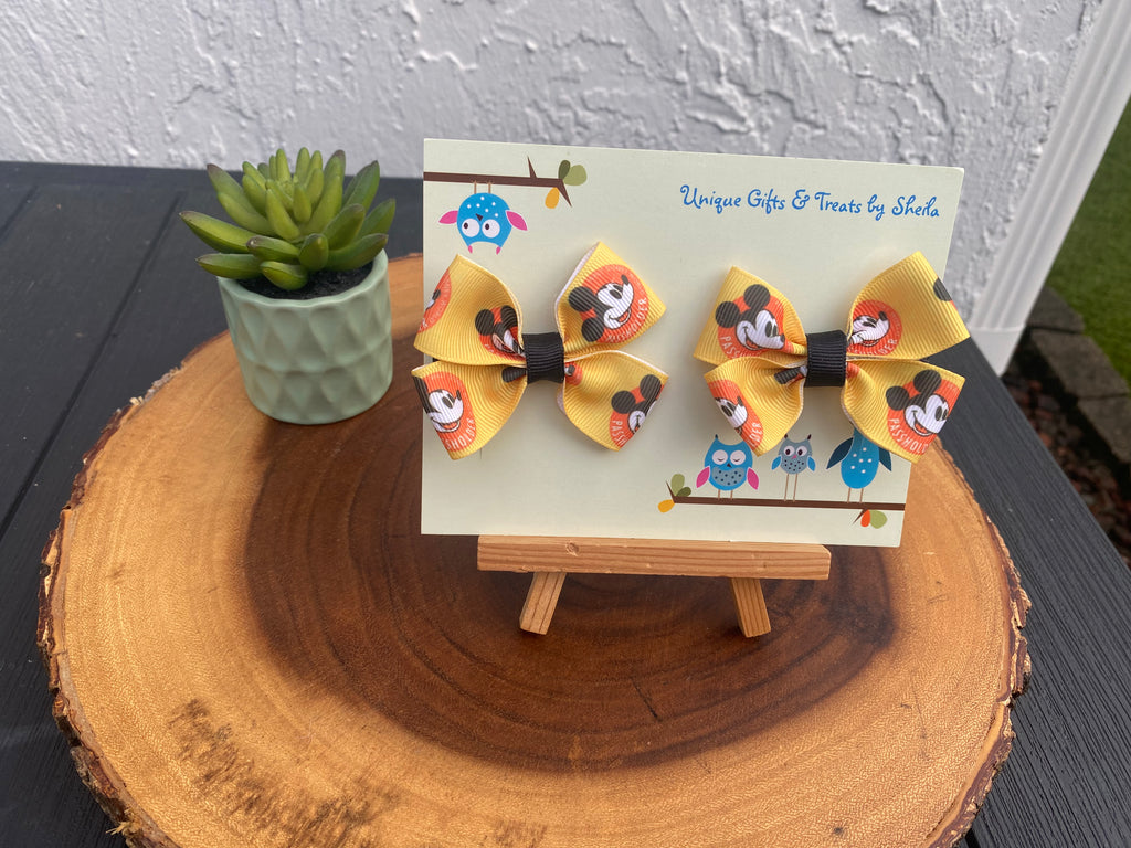 Disney Passholder; Mickey Hairbows