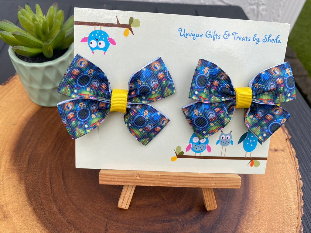 Disney Emoji Electrical Parade Hairbows