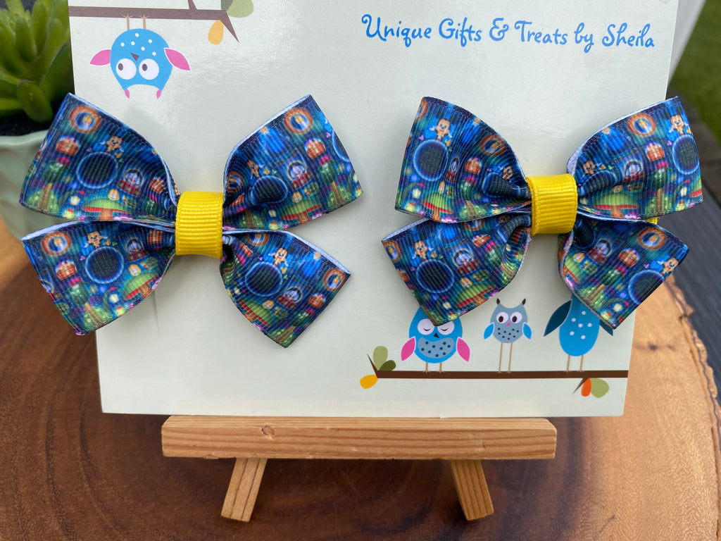 Disney Emoji Electrical Parade Hairbows