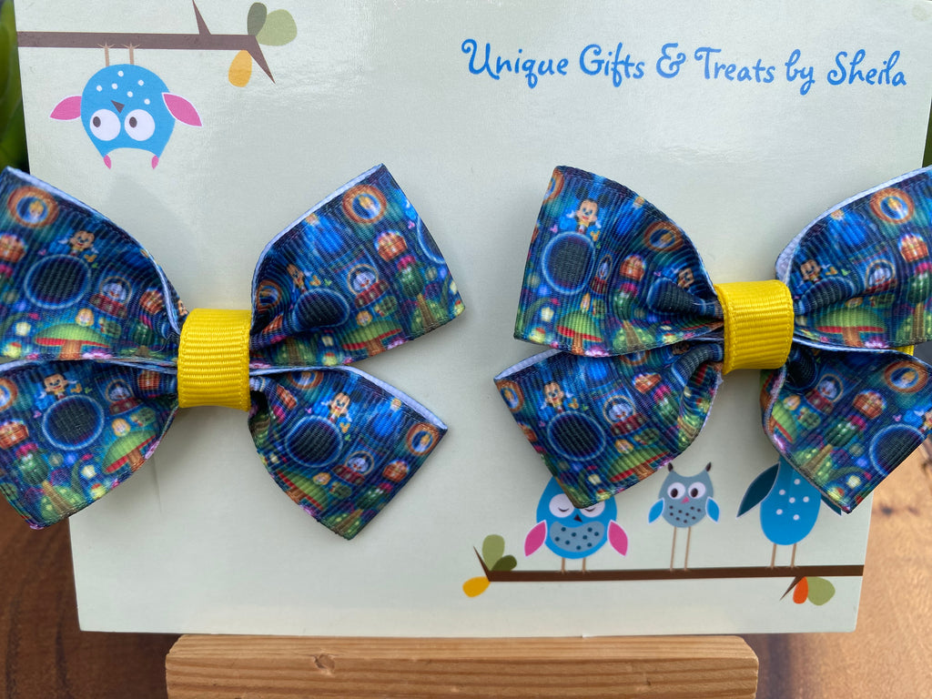 Disney Emoji Electrical Parade Hairbows