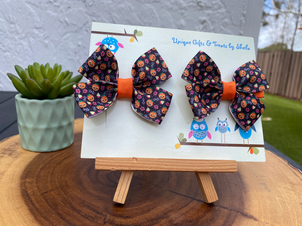 Orange Bird and Dole Whip Hairbows