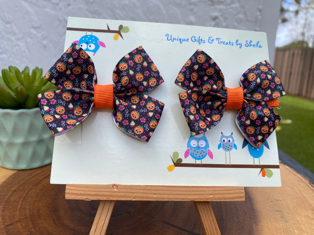 Orange Bird and Dole Whip Hairbows