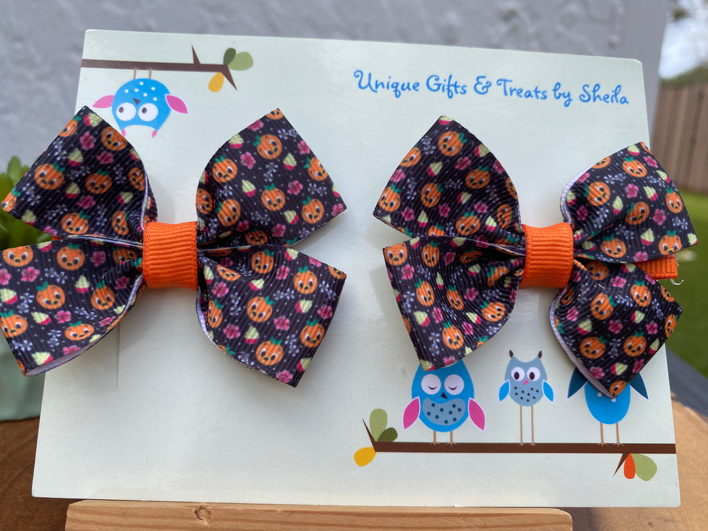 Orange Bird and Dole Whip Hairbows