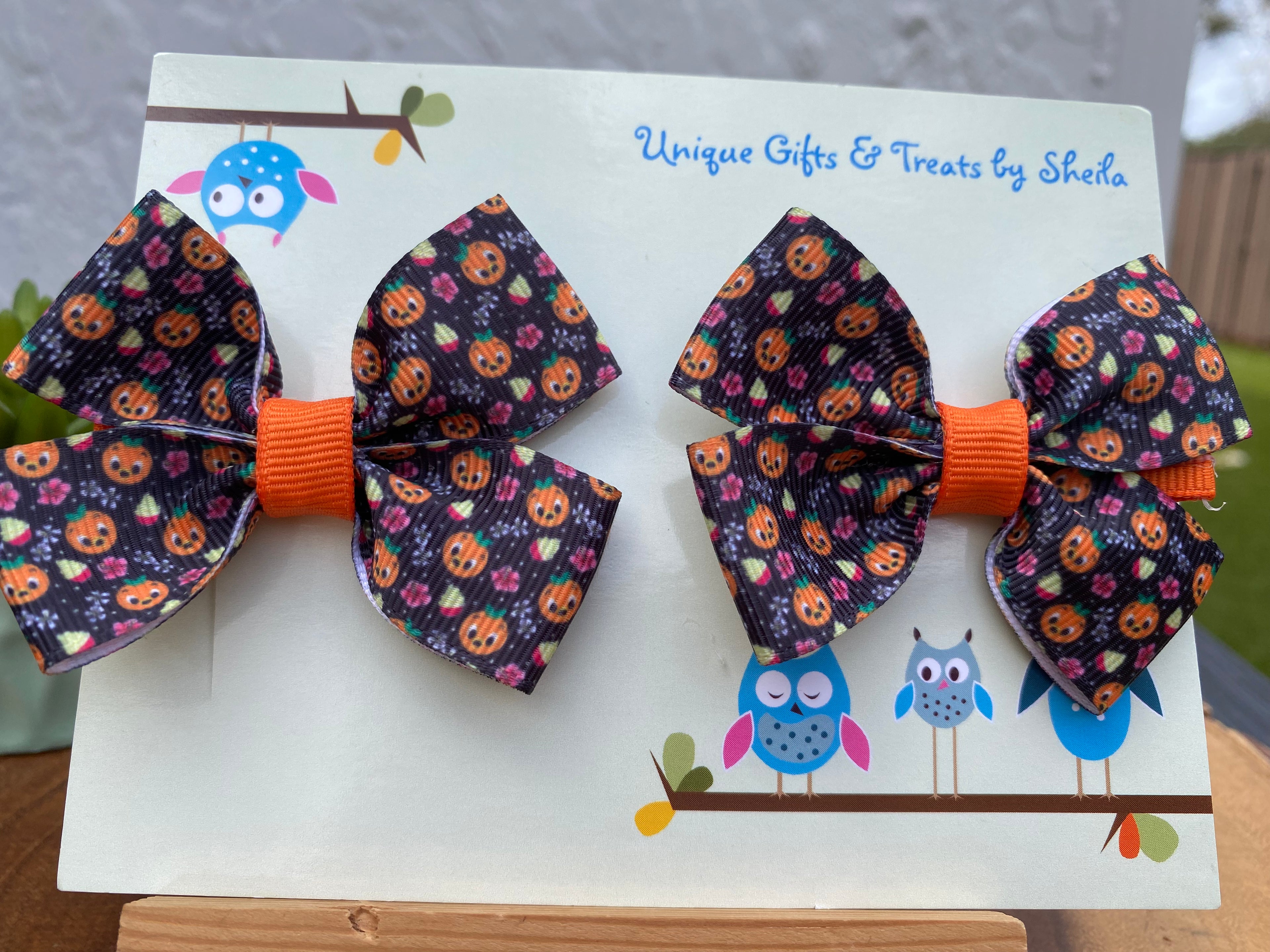 Orange Bird and Dole Whip Hairbows