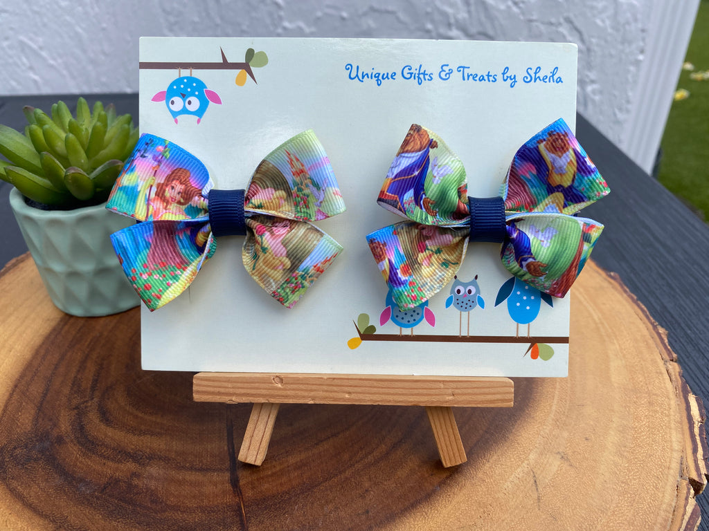 Beauty and the Beast; Belle Hairbows
