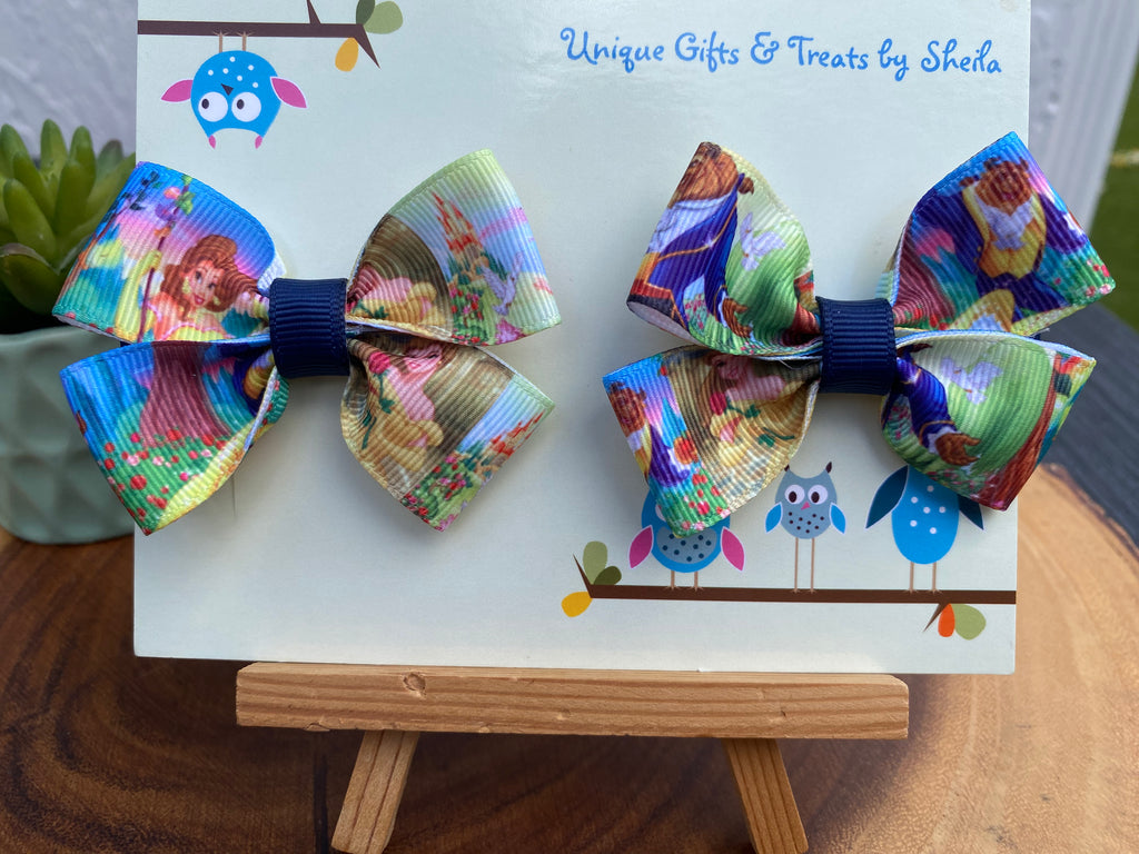 Beauty and the Beast; Belle Hairbows